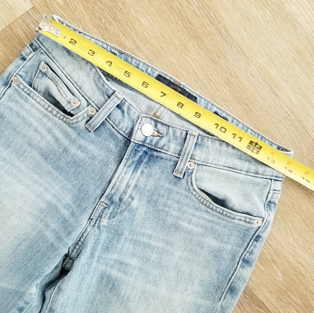Lucky Brand Women's Straight Leg Denim Jean's Zip-up Candiani Fabric Ankle sz 25 - Picture 13 of 16